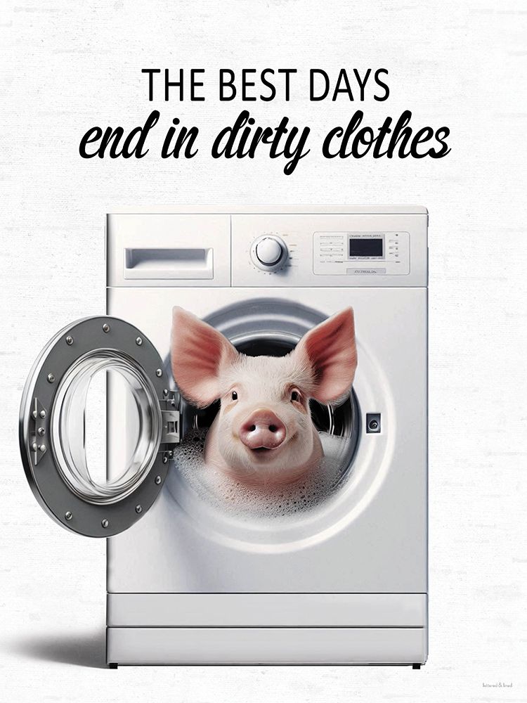 The Best Days Pig art print by lettered And lined for $57.95 CAD