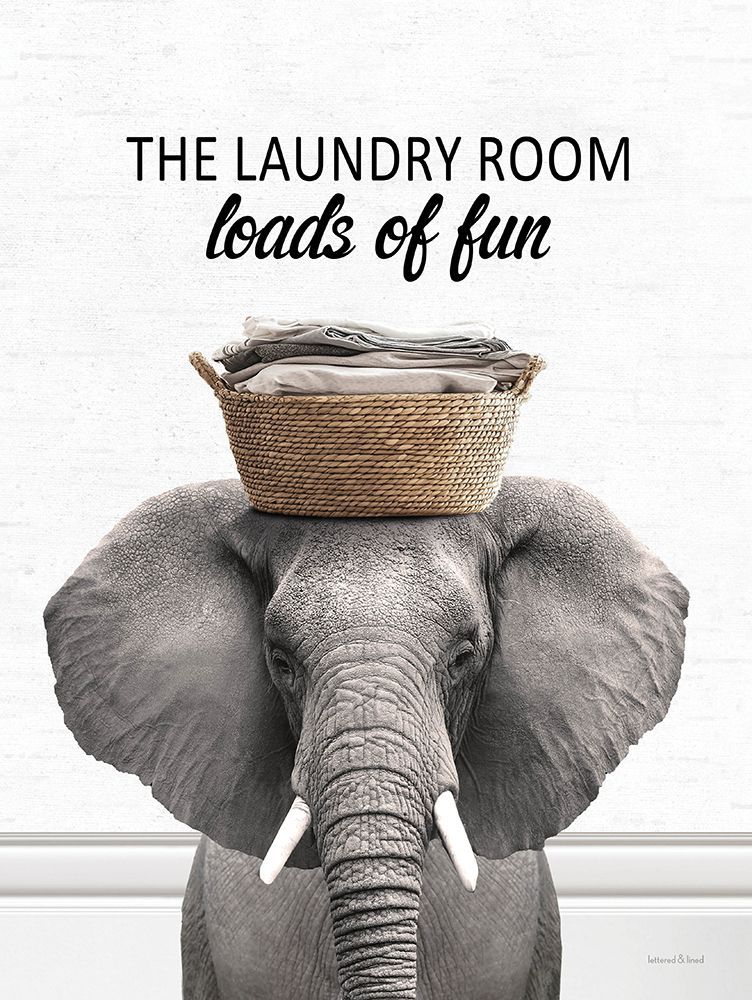 Loads of Fun Elephant art print by lettered And lined for $57.95 CAD