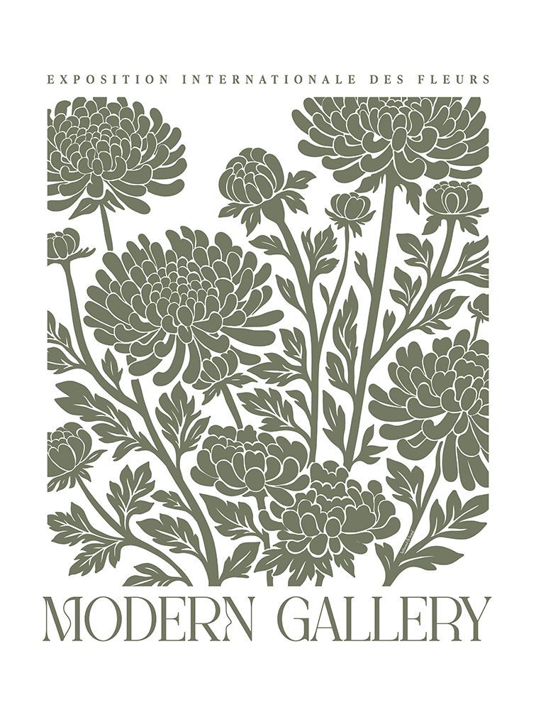 Modern Gallery Floral Poster II art print by lettered And lined for $57.95 CAD