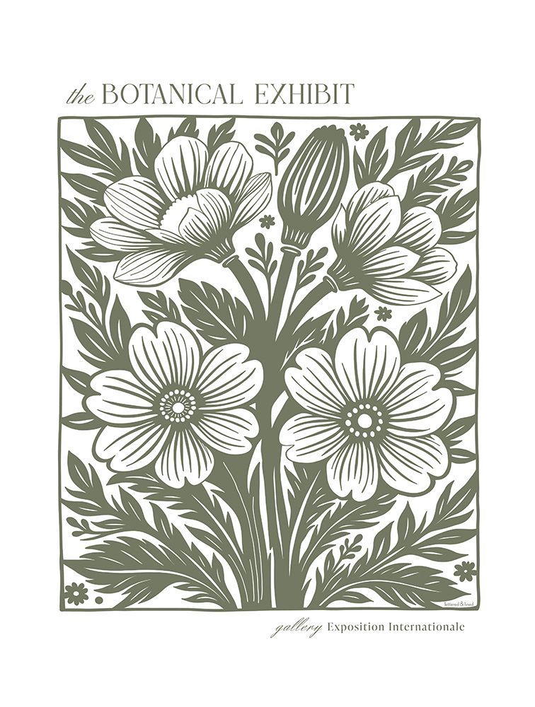 Botanical Exhibit Poster II art print by lettered And lined for $57.95 CAD