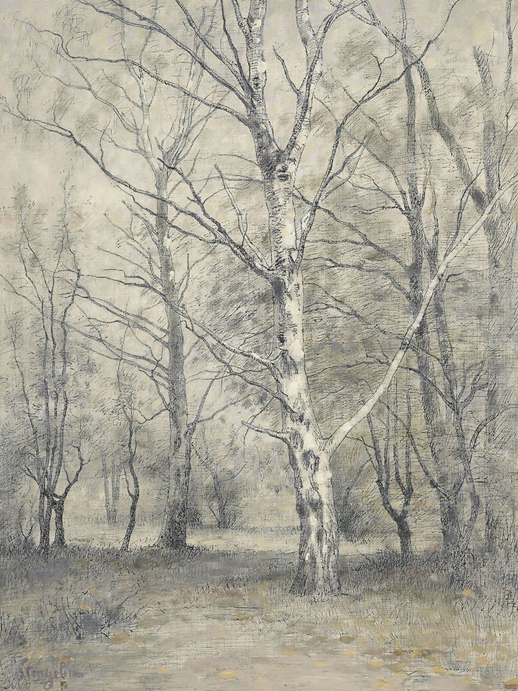 Trees in Winter II art print by lettered And lined for $57.95 CAD