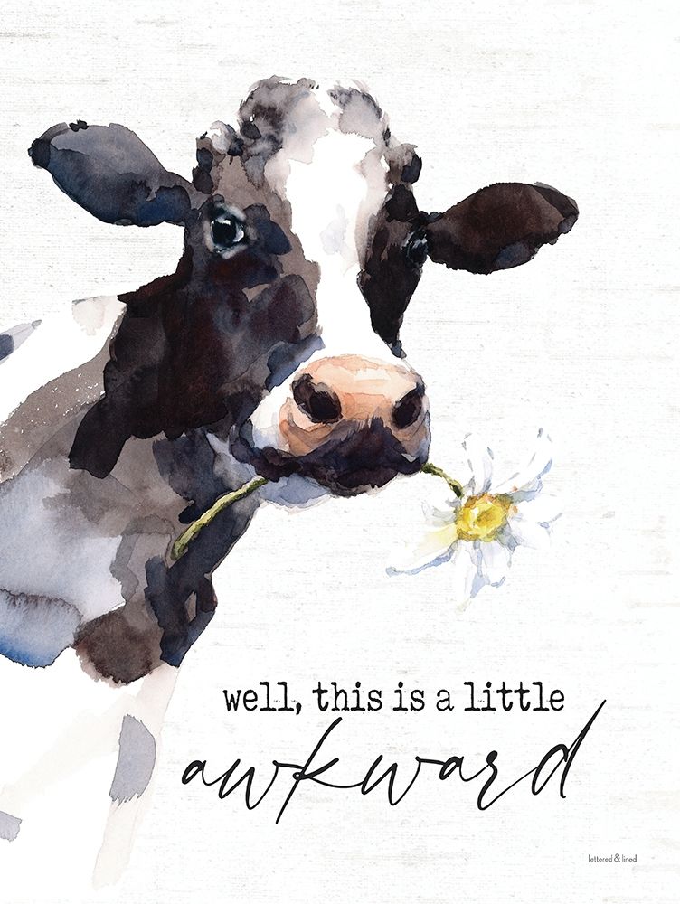 A Little Awkward  Bath art print by Lettered and Lined for $57.95 CAD