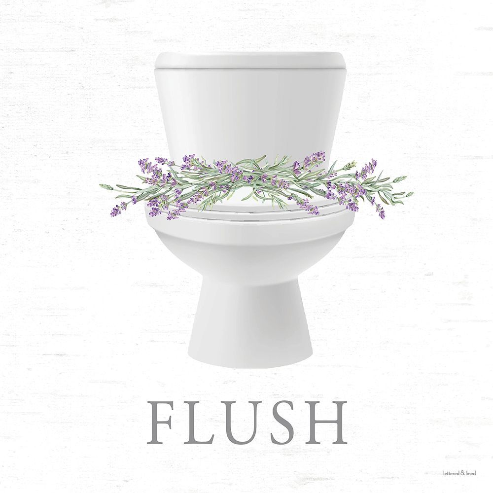 Lavendar Flush Bath Set 1 art print by lettered And lined for $57.95 CAD