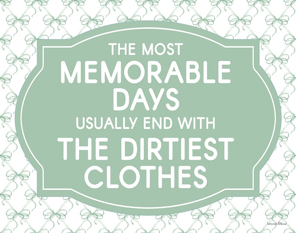 The Dirtiest Clothes art print by lettered And lined for $57.95 CAD