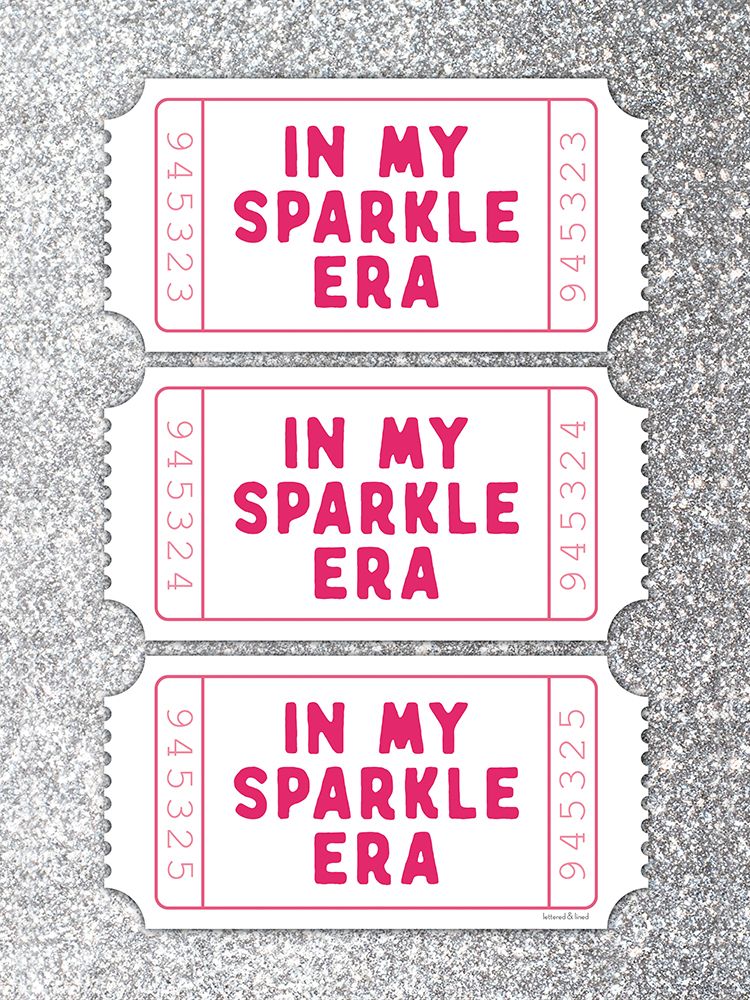 In My Sparkle Era art print by lettered And lined for $57.95 CAD