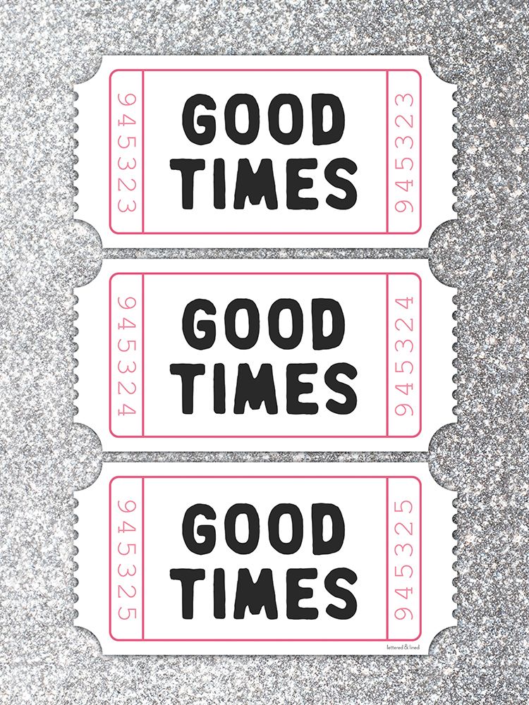 Good Times art print by lettered And lined for $57.95 CAD