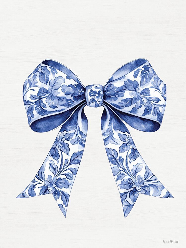 Toile Bow 2 art print by Lettered and Lined for $57.95 CAD