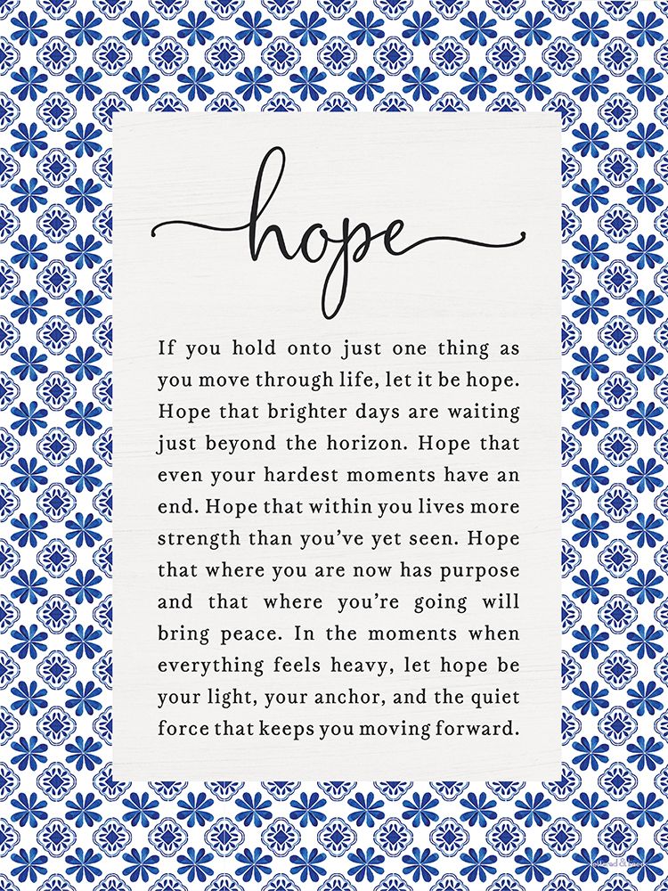 Hope art print by lettered And lined for $57.95 CAD
