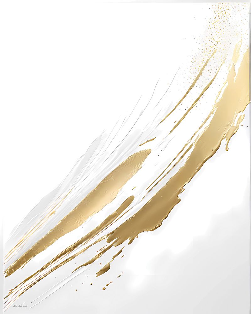 Golden Flow II art print by lettered And lined for $57.95 CAD