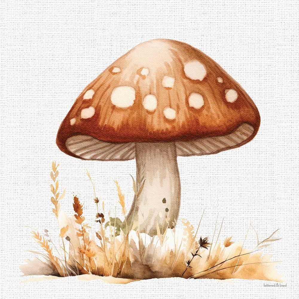 Toadstool Treasures 1 art print by lettered And lined for $57.95 CAD