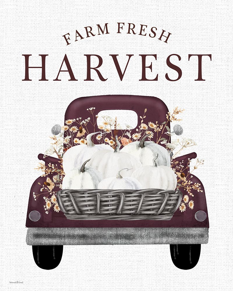 Farm Fresh Harvest art print by lettered And lined for $57.95 CAD