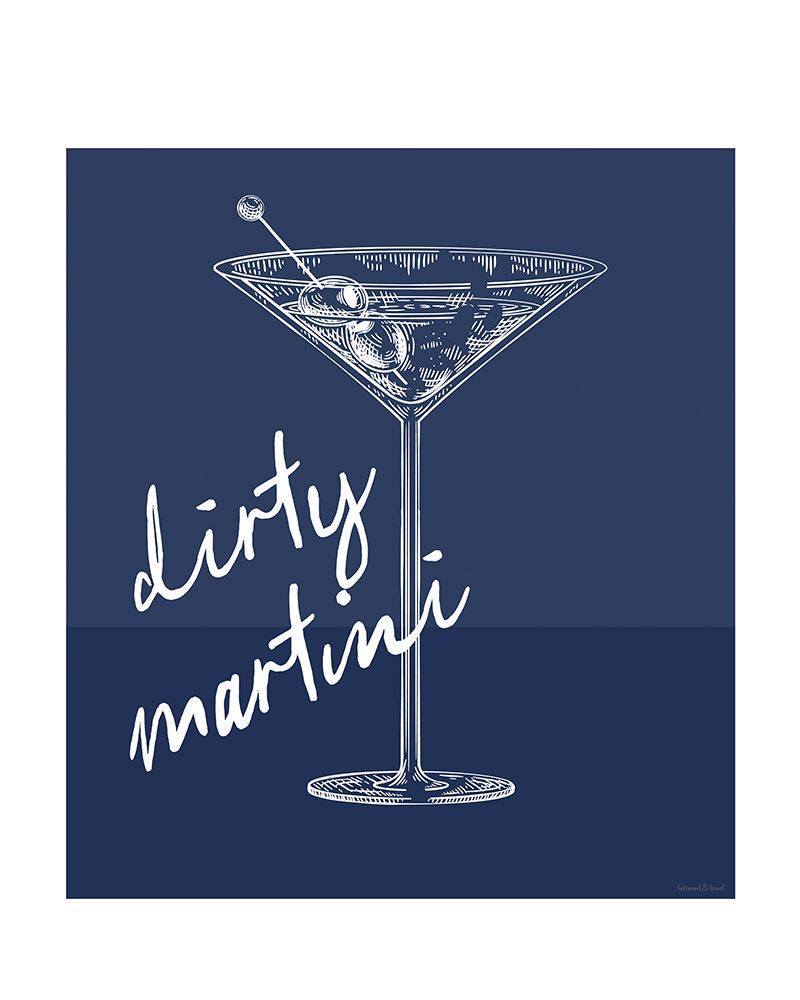 Mod Dirty Martini art print by lettered And lined for $57.95 CAD