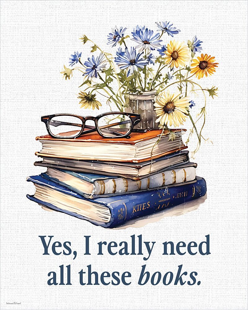 All These Books art print by Lettered and Lined for $57.95 CAD