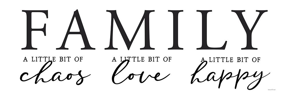 Family art print by Lettered and Lined for $57.95 CAD