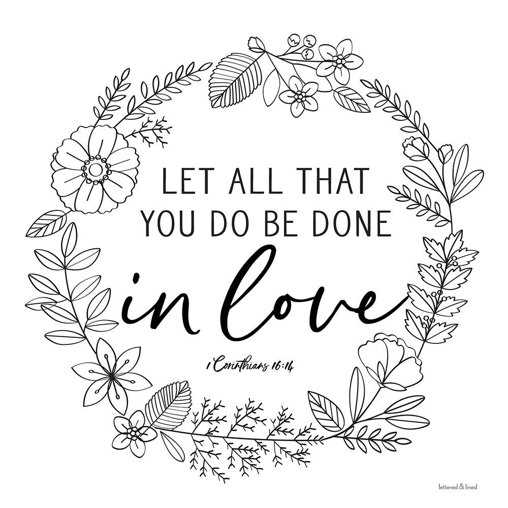 Done in Love art print by lettered And lined for $57.95 CAD