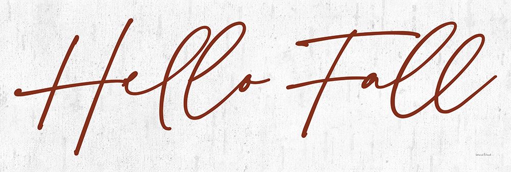 Hello Fall art print by lettered And lined for $57.95 CAD
