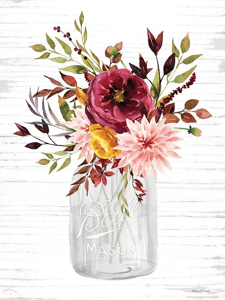Autumn Floral II art print by lettered And lined for $57.95 CAD