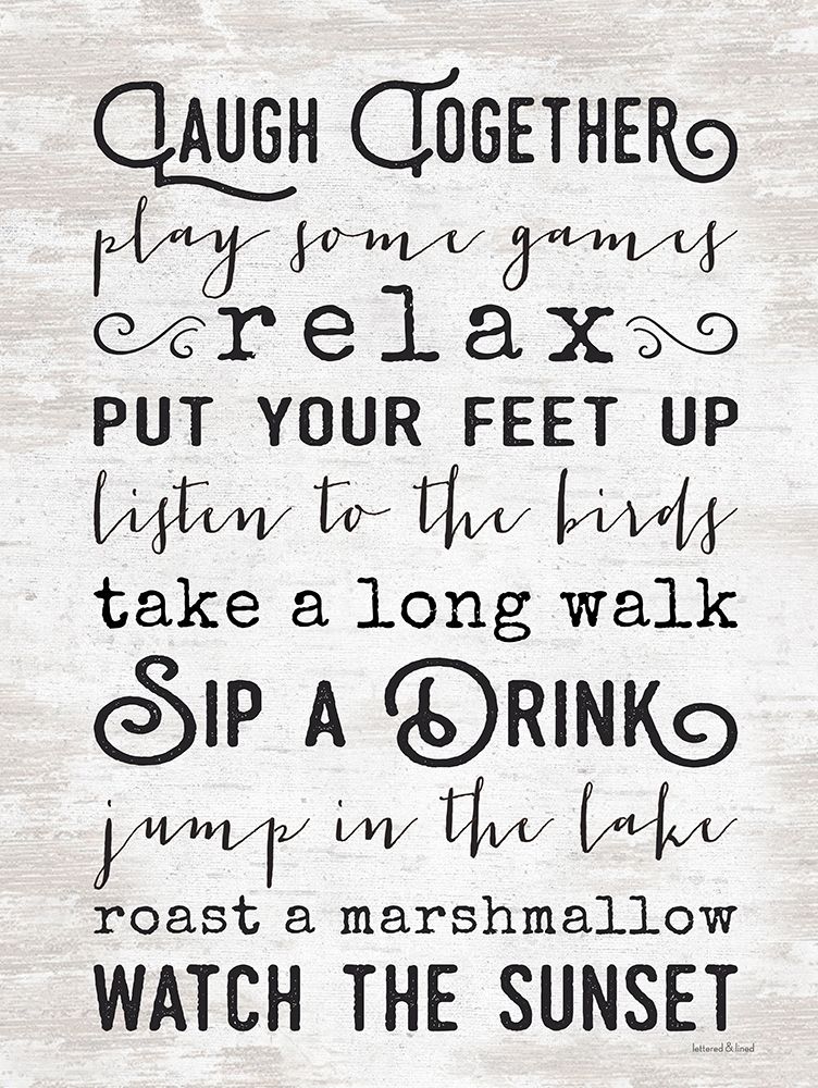 Cabin Rules art print by lettered And lined for $57.95 CAD