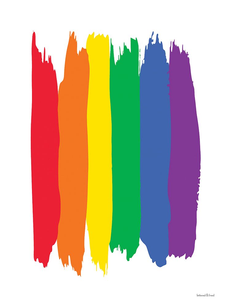 Pride Stripes II art print by lettered And lined for $57.95 CAD