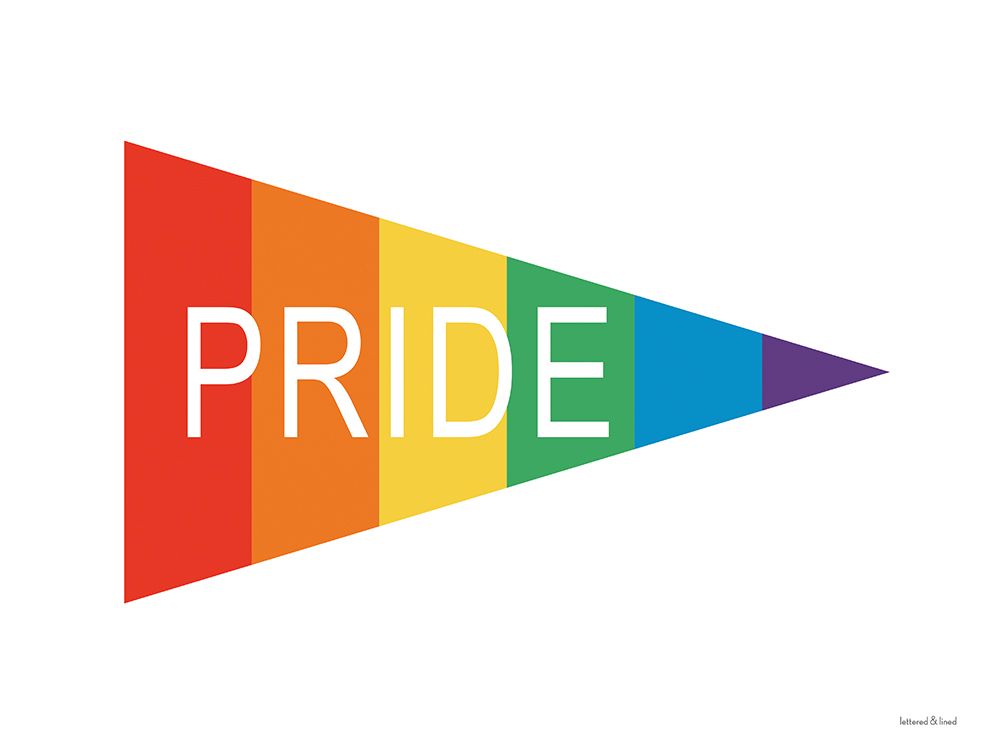 Pride Flag art print by lettered And lined for $57.95 CAD
