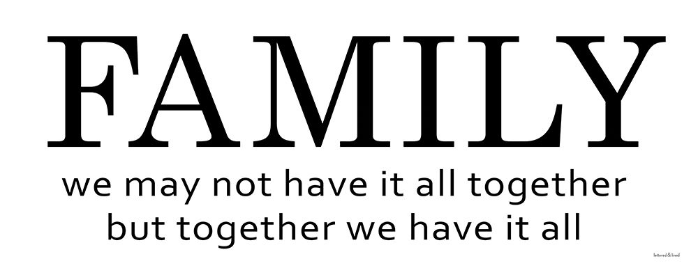 Family art print by Lettered and Lined for $57.95 CAD