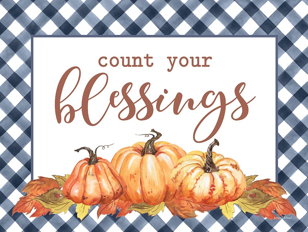 Count Your Blessings art print by Lettered And Lined for $57.95 CAD