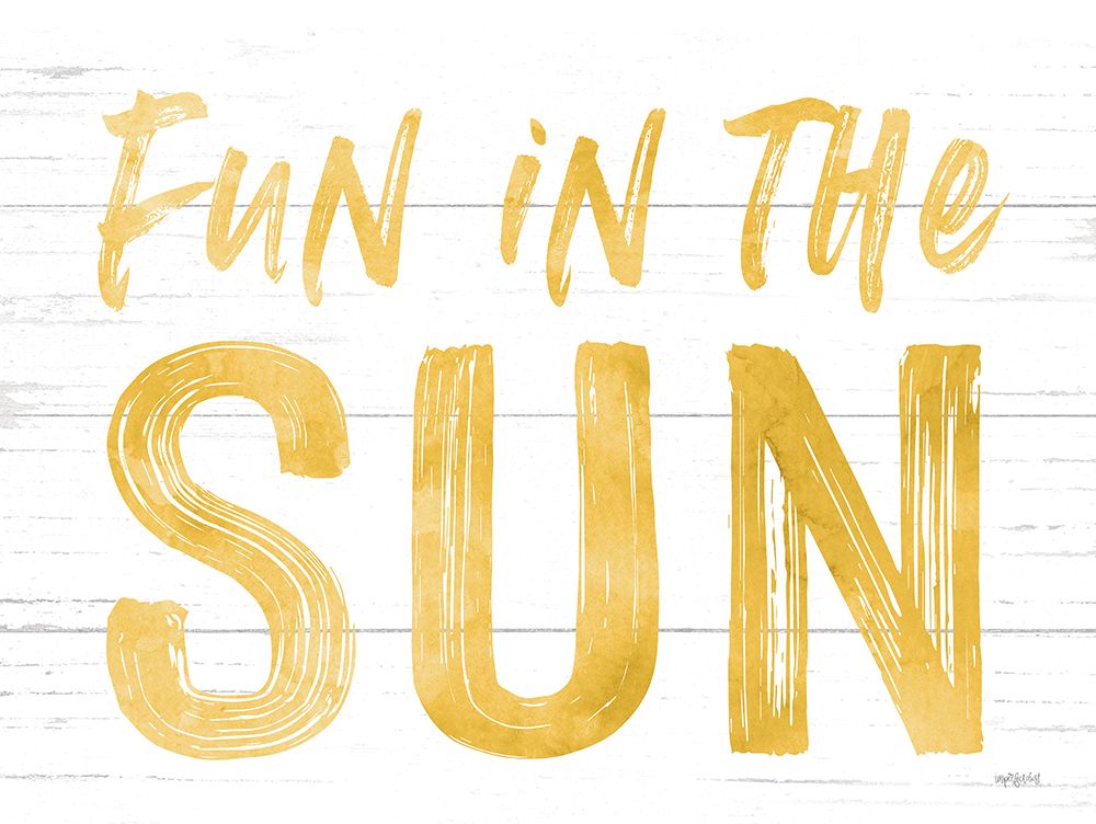 Fun in the Sun art print by Lettered and Lined for $57.95 CAD