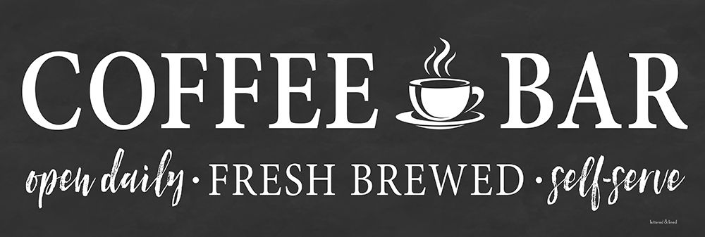 Self-Serve Coffee Bar art print by Lettered And Lined for $57.95 CAD