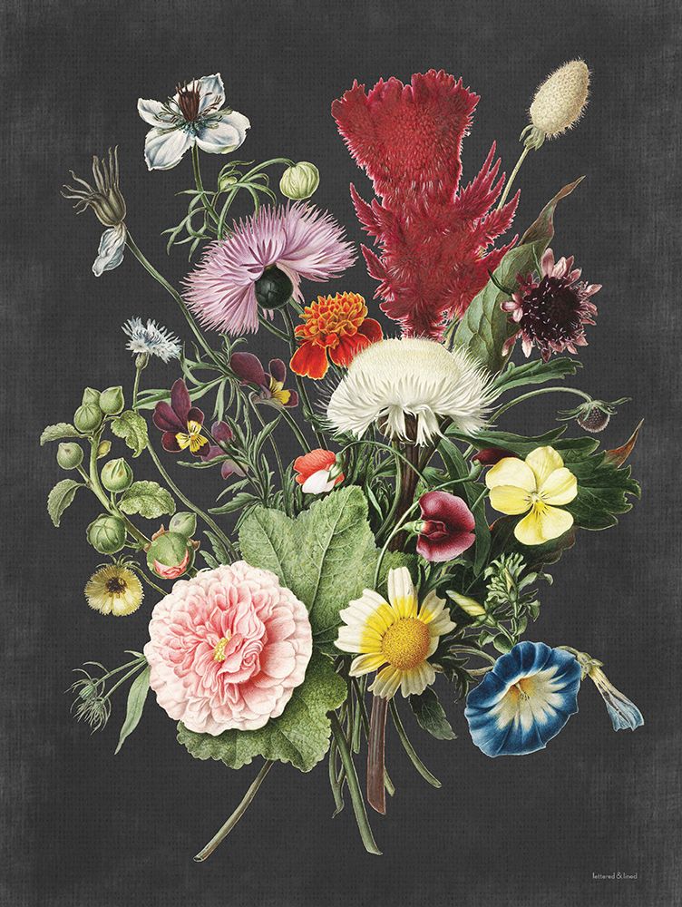 Vintage Bouquet art print by Lettered And Lined for $57.95 CAD