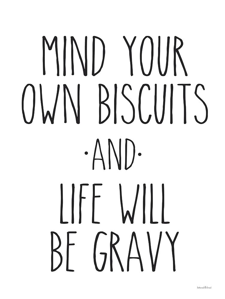 Biscuits and Gravy art print by Lettered and Lined for $57.95 CAD