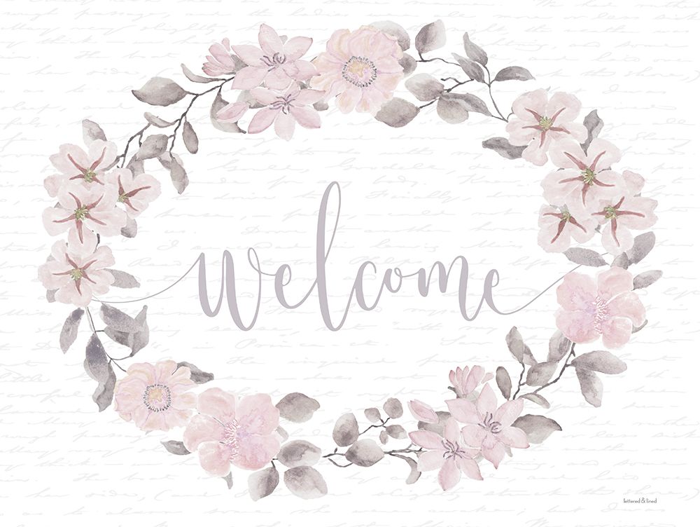Welcome art print by lettered And lined for $57.95 CAD