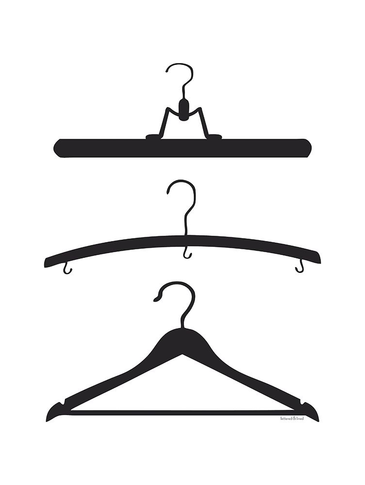 Hangers art print by Lettered And Lined for $57.95 CAD