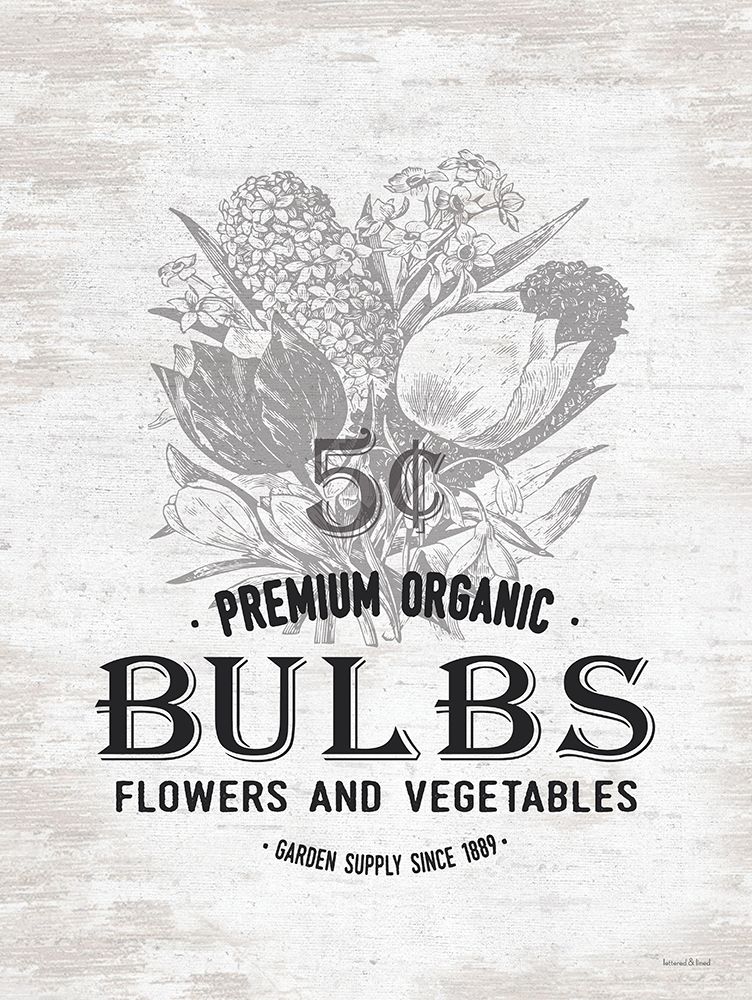Bulbs art print by Lettered And Lined for $57.95 CAD