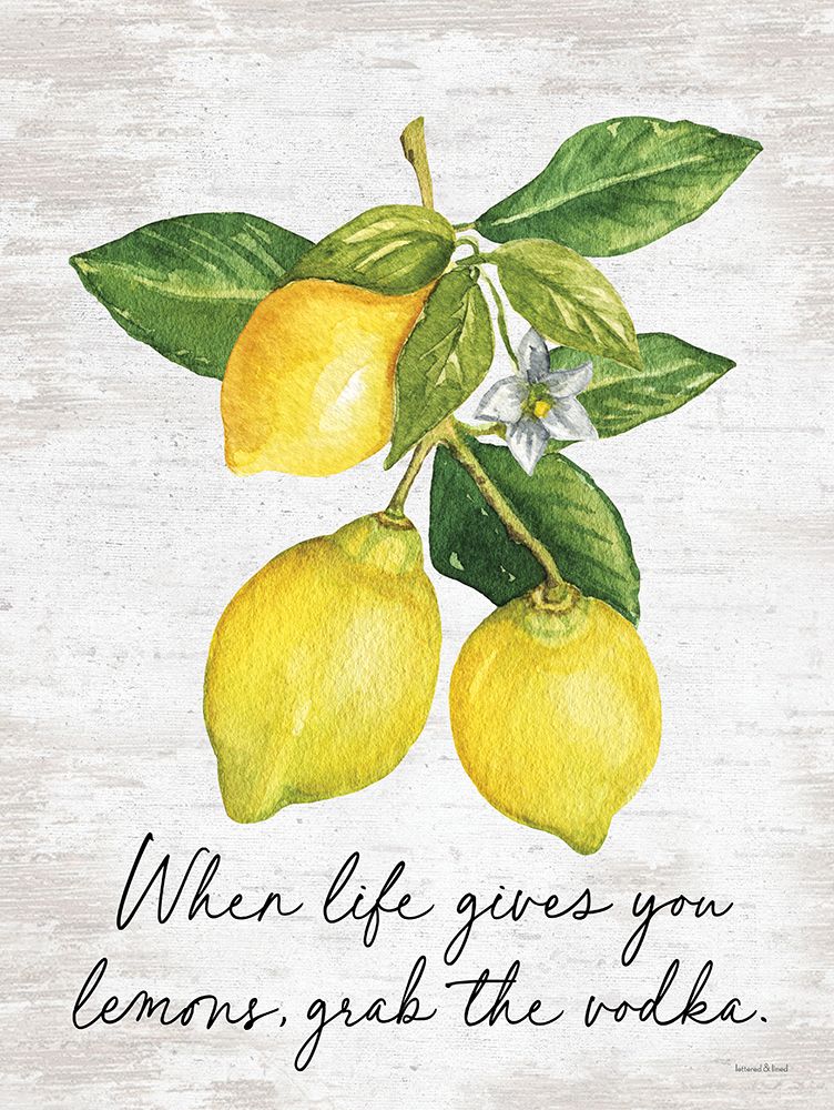 Grab the Vodka art print by lettered and lined for $57.95 CAD