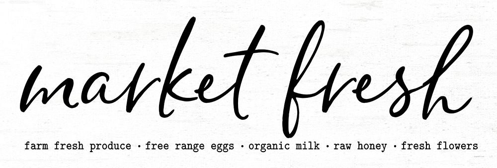 Market Fresh art print by lettered And lined for $57.95 CAD