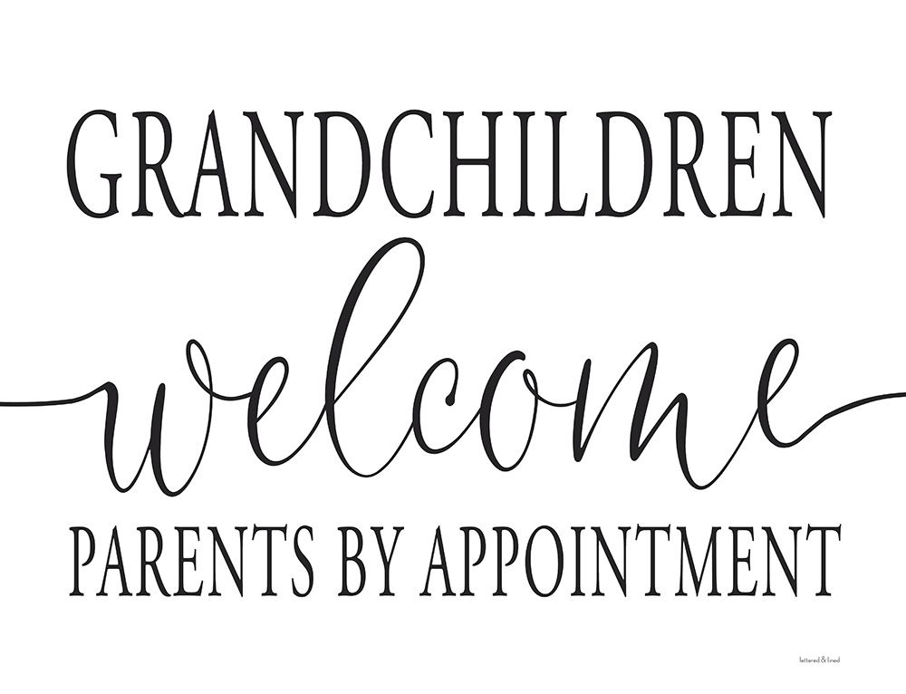 Grandchildren Welcome art print by Lettered And Lined for $57.95 CAD