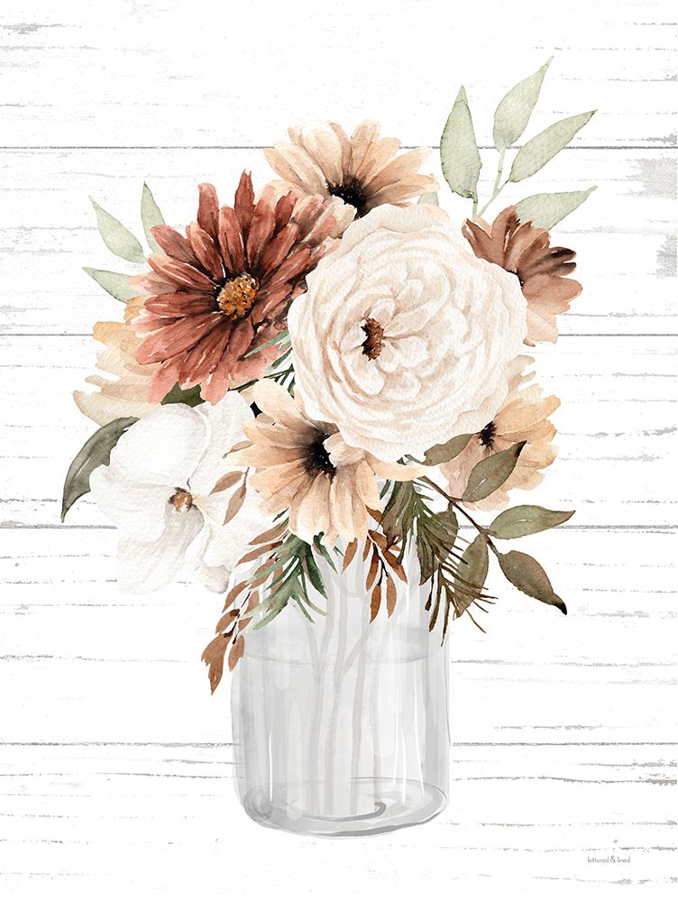 Autumn Flowers For You art print by lettered And lined for $57.95 CAD