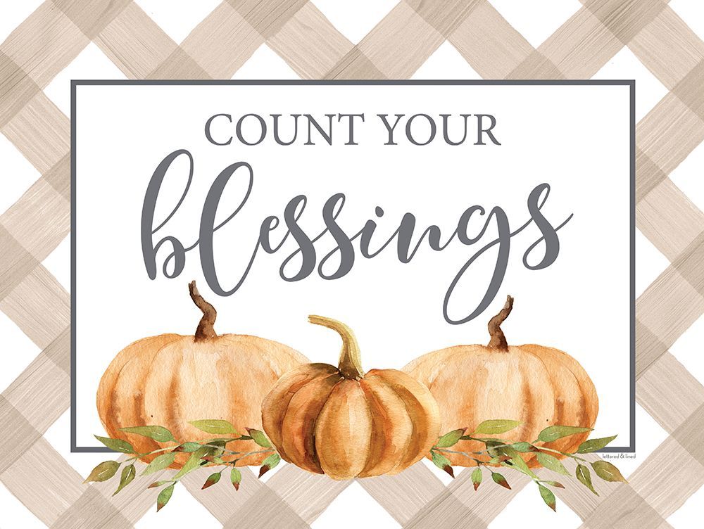 Count Your Blessings art print by lettered And lined for $57.95 CAD