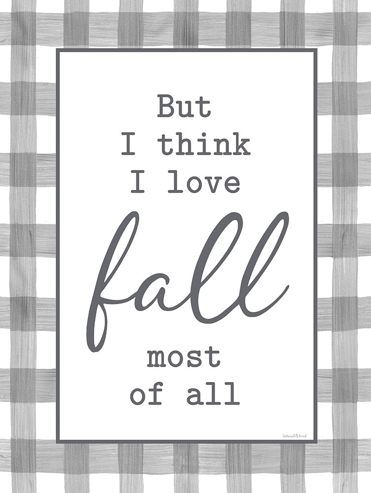 I Love Fall Most of All art print by lettered And lined for $57.95 CAD