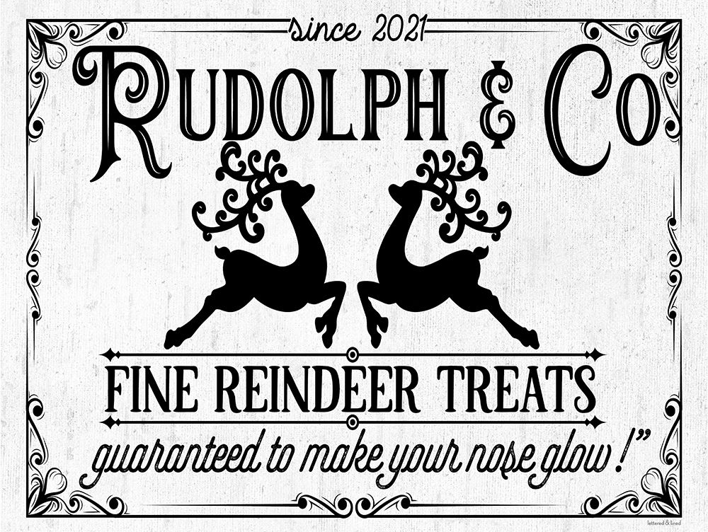 Fine Reindeer Treats art print by Lettered and Lined for $57.95 CAD