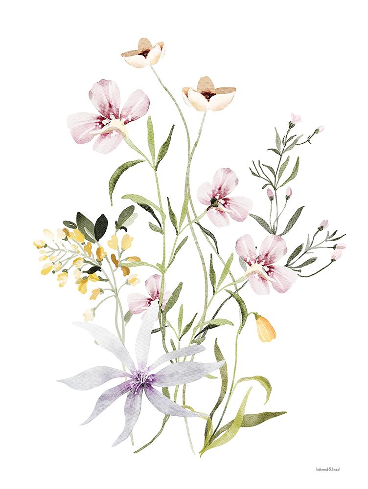 Simple Wildflowers art print by lettered And lined for $57.95 CAD