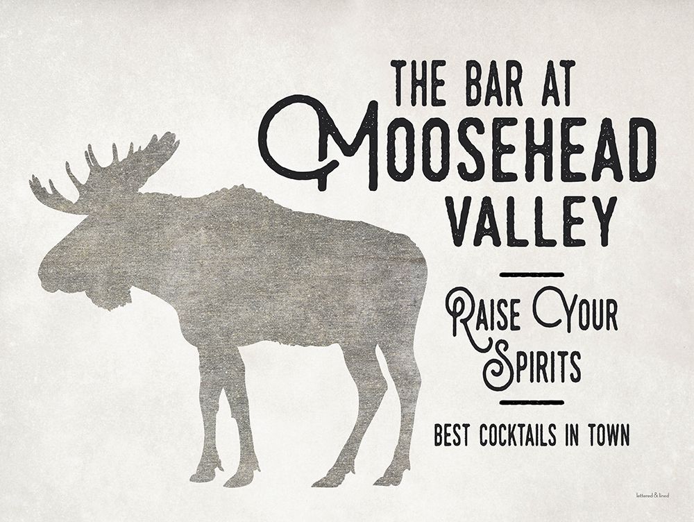 The Bar at Moosehead Valley art print by lettered And lined for $57.95 CAD