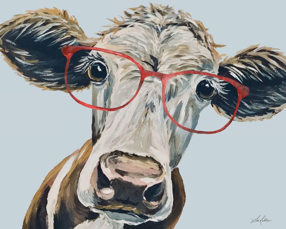 Cora the Cow art print by Lee Keller for $57.95 CAD