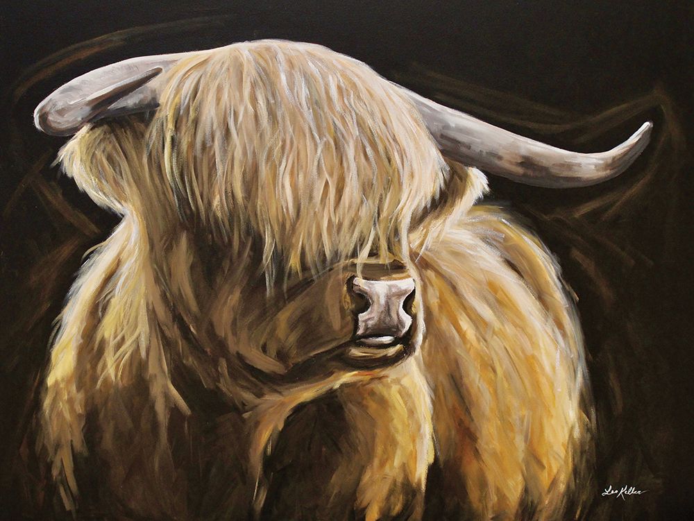 Highland Cow I art print by Lee Keller for $57.95 CAD