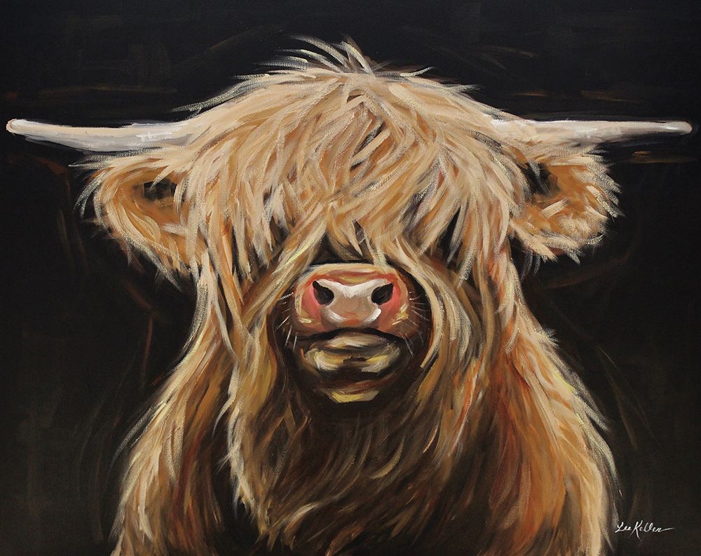 Highland Cow II art print by Lee Keller for $57.95 CAD