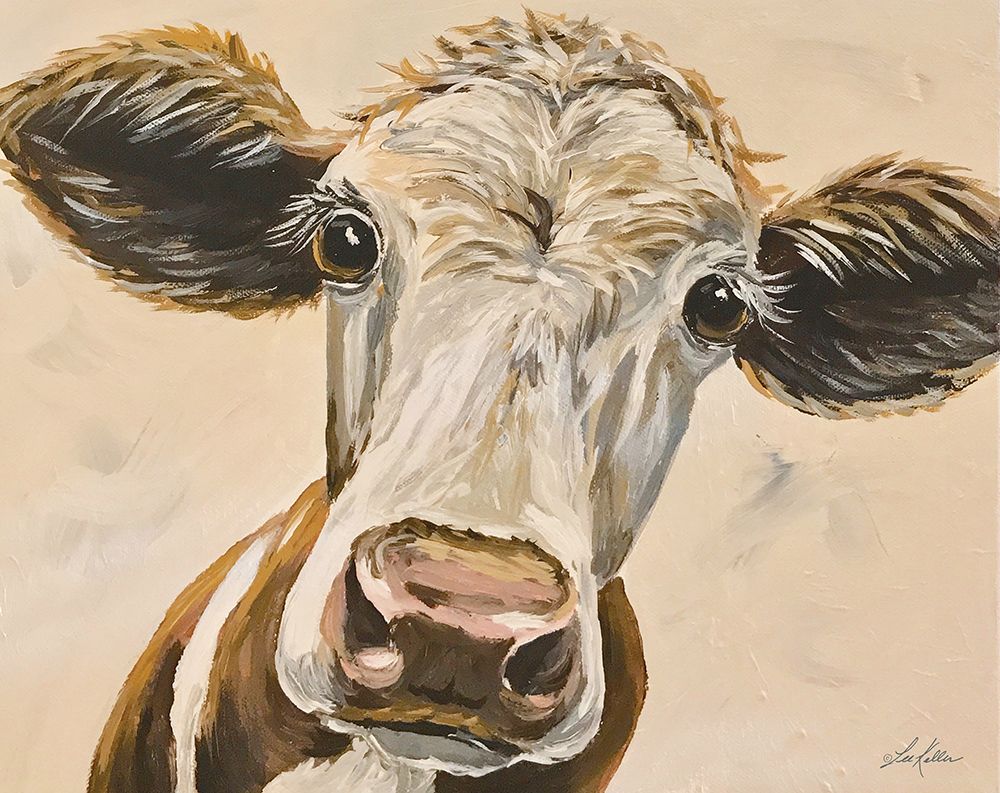 Ms. Cora the Cow art print by Lee Keller for $57.95 CAD