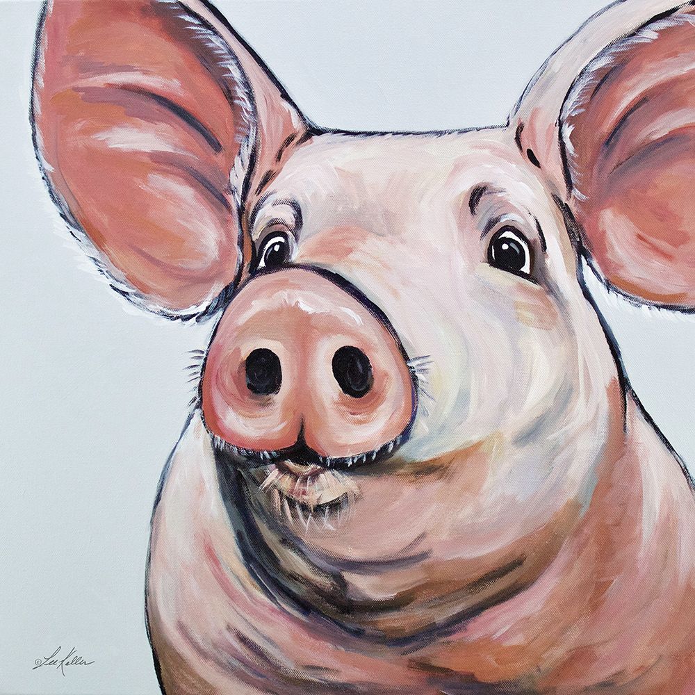 Mildred the Pig art print by Lee Keller for $57.95 CAD