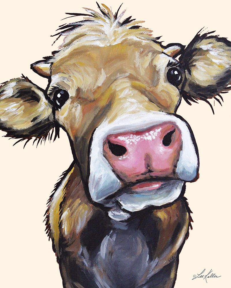 Hazel the Cow art print by Lee Keller for $57.95 CAD