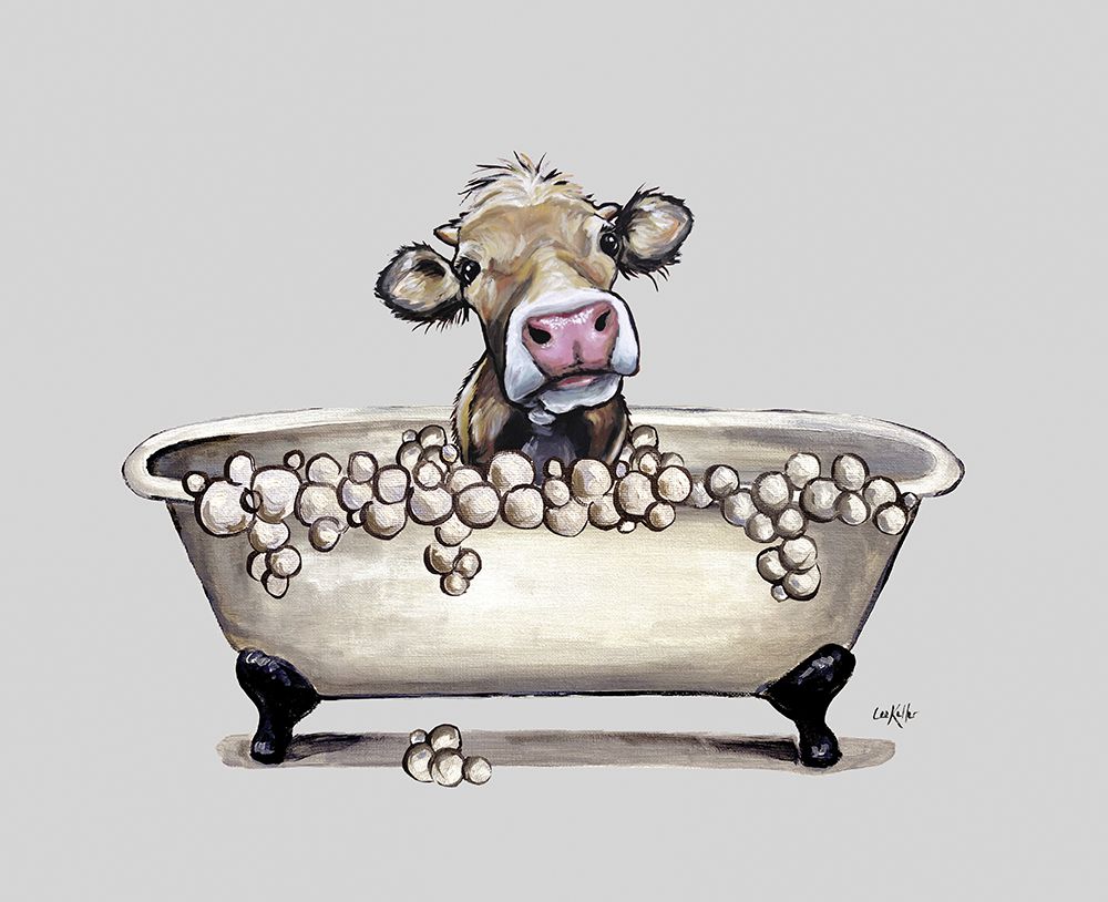 Farm Animal Bubble Bath I art print by Lee Keller for $57.95 CAD