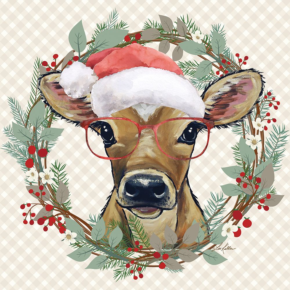 Christmas Calf art print by Lee Keller for $57.95 CAD